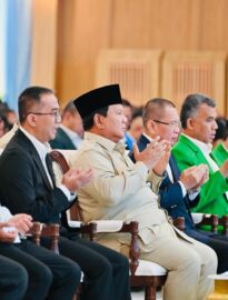 Presiden Prabowo Subianto menggelar Taklimat Presiden Republik Indonesia dengan Rektor serta Pimpinan Perguruan Tinggi Negeri dan Swasta Tahun 2026, pada Kamis, 15 Januari 2026.
