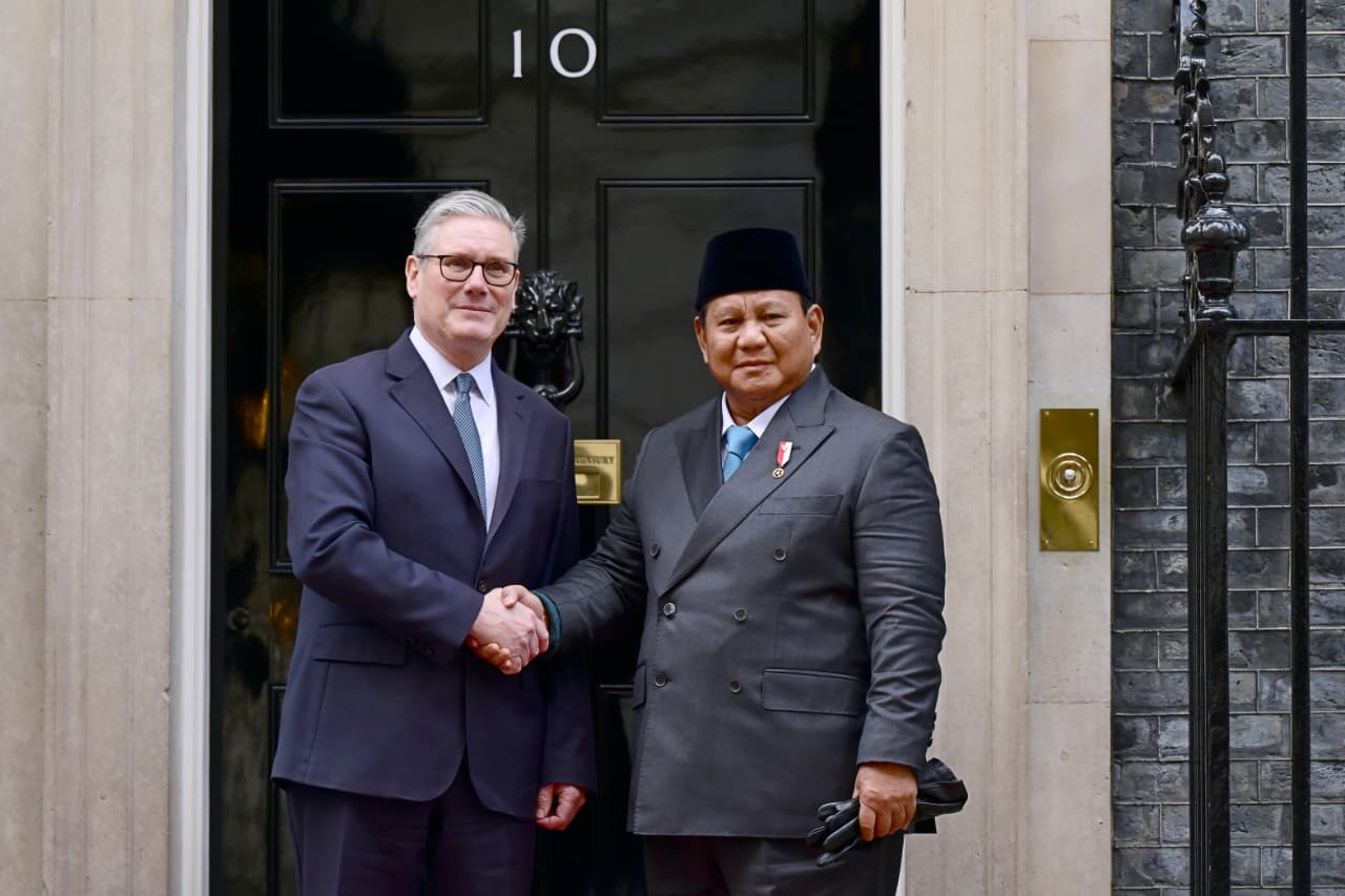 Presiden Republik Indonesia, Prabowo Subianto melakukan pertemuan dengan Perdana Menteri (PM) Inggris, Keir Starmer di Kantor PM Inggris, London, pada Selasa, 20 Januari 2026.