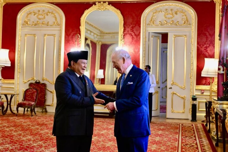 Presiden Republik Indonesia Prabowo Subianto menghadiri Pertemuan Filantropi Konservasi Gajah Peusangan yang digelar di Lancaster House, London, pada Rabu, 21 Januari 2026.