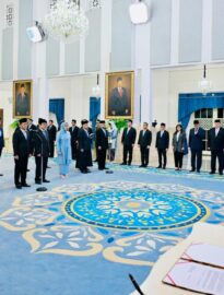 Presiden Prabowo Subianto melantik keanggotaan Dewan Energi Nasional di Istana Negara, Jakarta, pada Rabu, 28 Januari 2026.