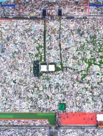 Presiden Prabowo menghadiri Mujahadah Kubro Satu Abad Nahdlatul Ulama (NU) yang digelar di Stadion Gajayana, Kota Malang, Provinsi Jawa Timur, pada Minggu, 8 Februari 2026.