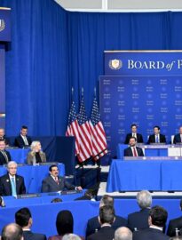 Presiden  Prabowo Subianto menghadiri pertemuan perdana (Inaugural Meeting) Board of Peace (BoP) yang digelar di Donald Trump United States Institute of Peace, Washington, D.C., Amerika Serikat, pada Kamis, 19 Februari 2026.