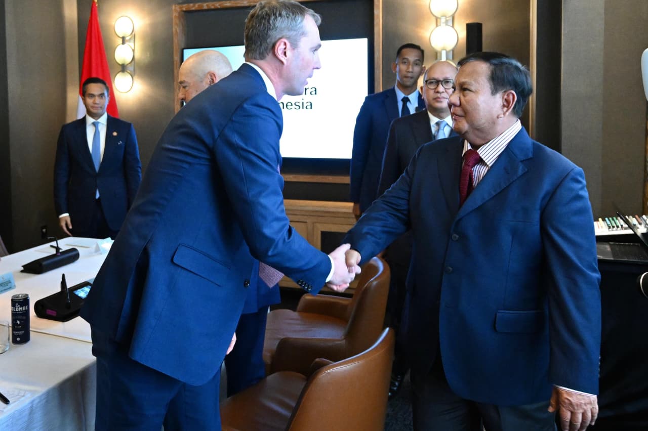 Presiden Prabowo bertemu para pimpinan perusahaan investasi global dalam pertemuan yang digelar di Washington DC, pada Jumat, 20 Februari 2026.