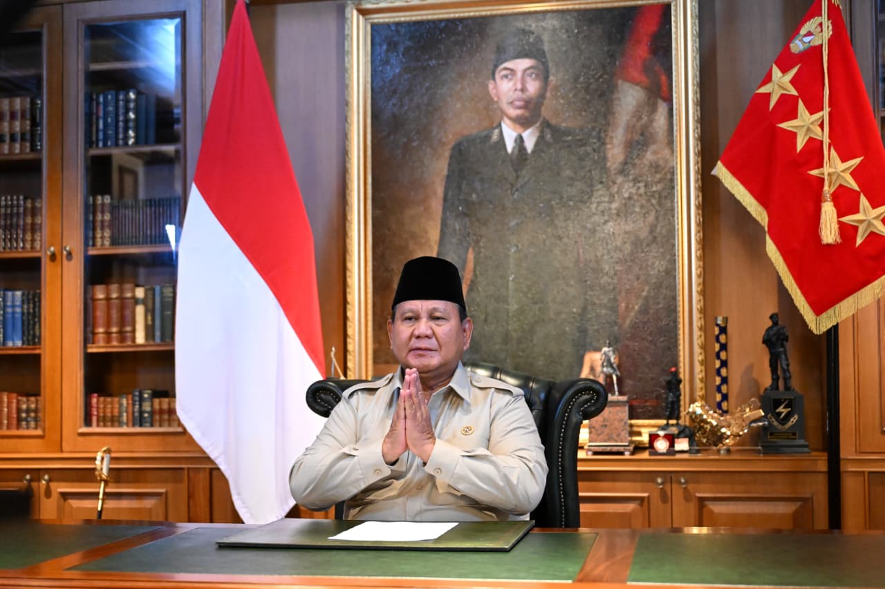 Presiden Prabowo Subianto menyampaikan ucapan selamat kepada seluruh masyarakat yang merayakan Tahun Baru Imlek 2577 Kongzili atau Tahun Kuda Api.