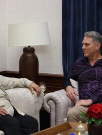 Presiden Republik Indonesia Prabowo Subianto menerima Wakil Perdana Menteri sekaligus Menteri Pertahanan Australia Richard Marles, pada Rabu, 11 Maret 2026, di Kertanegara, Jakarta.