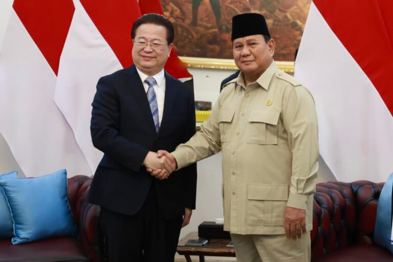 Presiden Prabowo Subianto menerima Minister of State Security (MSS) Republik Rakyat Tiongkok (RRT), Chen Yi Xin, di Istana Negara, Jakarta, pada Jumat, 27 Maret 2026.