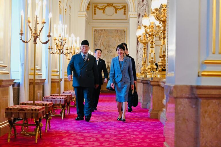 Presiden Republik Indonesia Prabowo Subianto dan Perdana Menteri (PM) Jepang Sanae Takaichi menyepakati penguatan kemitraan strategis di Istana Akasaka, Tokyo, Jepang, pada Selasa, 31 Maret 2026.