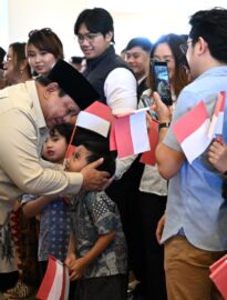Presiden Prabowo Subianto tiba di Cebu, Filipina, pada Kamis, 7 Mei 2026.
