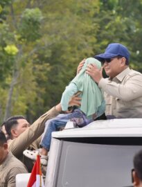Presiden Prabowo Subianto meninjau langsung Kampung Nelayan Merah Putih (KNMP) di Kelurahan Leato Selatan, Kota Gorontalo, pada Sabtu, 9 Mei 2026.