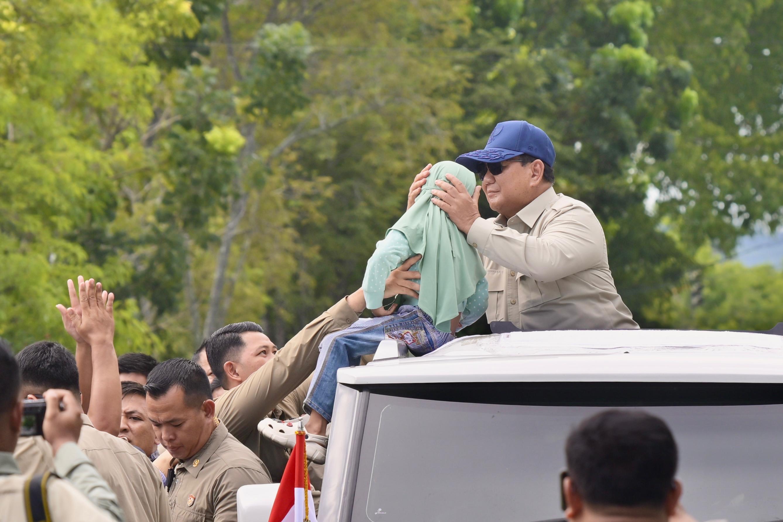 Presiden Prabowo Subianto meninjau langsung Kampung Nelayan Merah Putih (KNMP) di Kelurahan Leato Selatan, Kota Gorontalo, pada Sabtu, 9 Mei 2026.