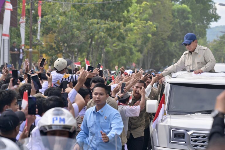 Presiden Prabowo Subianto meninjau langsung Kampung Nelayan Merah Putih (KNMP) di Kelurahan Leato Selatan, Kota Gorontalo, pada Sabtu, 9 Mei 2026.