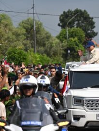 Presiden Prabowo mengunjungi Kabupaten Tuban, Provinsi Jawa Timur, pada Sabtu, 16 Mei 2026.