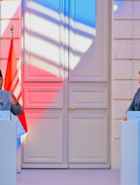 Presiden Republik Indonesia Prabowo Subianto melaksanakan kunjungan kenegaraan ke Istana Élysée, Paris, Prancis, pada Kamis, 28 Mei 2026.