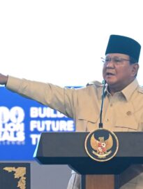 Presiden Prabowo memberikan sambutannya pada acara Building Indonesia’s Future Generations Through Nutrition di Sentul International Convention Center (SICC), Kabupaten Bogor, Jawa Barat, Rabu, 3 Juni 2026.