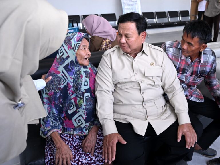 Presiden Prabowo Subianto meresmikan Rumah Sakit Umum Daerah (RSUD) K.H. Muhammad Thohir Krui di Kabupaten Pesisir Barat, Provinsi Lampung, pada Rabu, 10 Juni 2026.