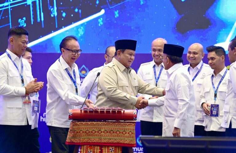 Presiden Prabowo membuka Musyawarah Nasional (Munas) XVIII Himpunan Pengusaha Muda Indonesia (HIPMI) di Kota Bandar Lampung, Provinsi Lampung, pada Rabu, 10 Juni 2026.