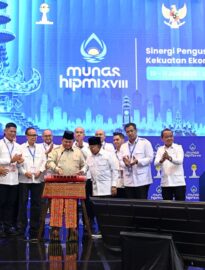 Presiden Prabowo membuka Musyawarah Nasional (Munas) XVIII Himpunan Pengusaha Muda Indonesia (HIPMI) di Bandar Lampung, Provinsi Lampung, Rabu, 10 Juni 2026.