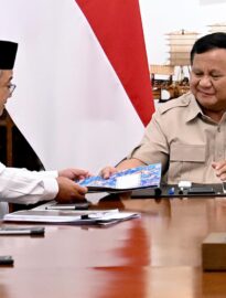 Presiden Prabowo Subianto menerima Menteri Pendidikan Dasar dan Menengah (Mendikdasmen) Abdul Mu’ti pada Kamis, 11 Juni 2026, di Istana Merdeka, Jakarta.