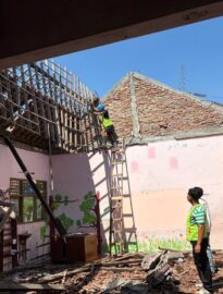Pekerjaan revitalisasi Sekolah Dasar Negeri (SDN) Tanggirejo, Kecamatan Tegowanu, Kabupaten Grobogan, Provinsi Jawa Tengah, mulai dilaksanakan pada Sabtu, 25 Juli 2026.