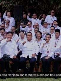 Salah satu cuplikan pada video capaian nyata kinerja Presiden Prabowo Subianto dan Wakil Presiden Gibran Rakabuming.